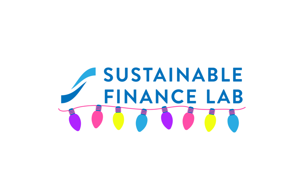 SFL logo with Christmas lights