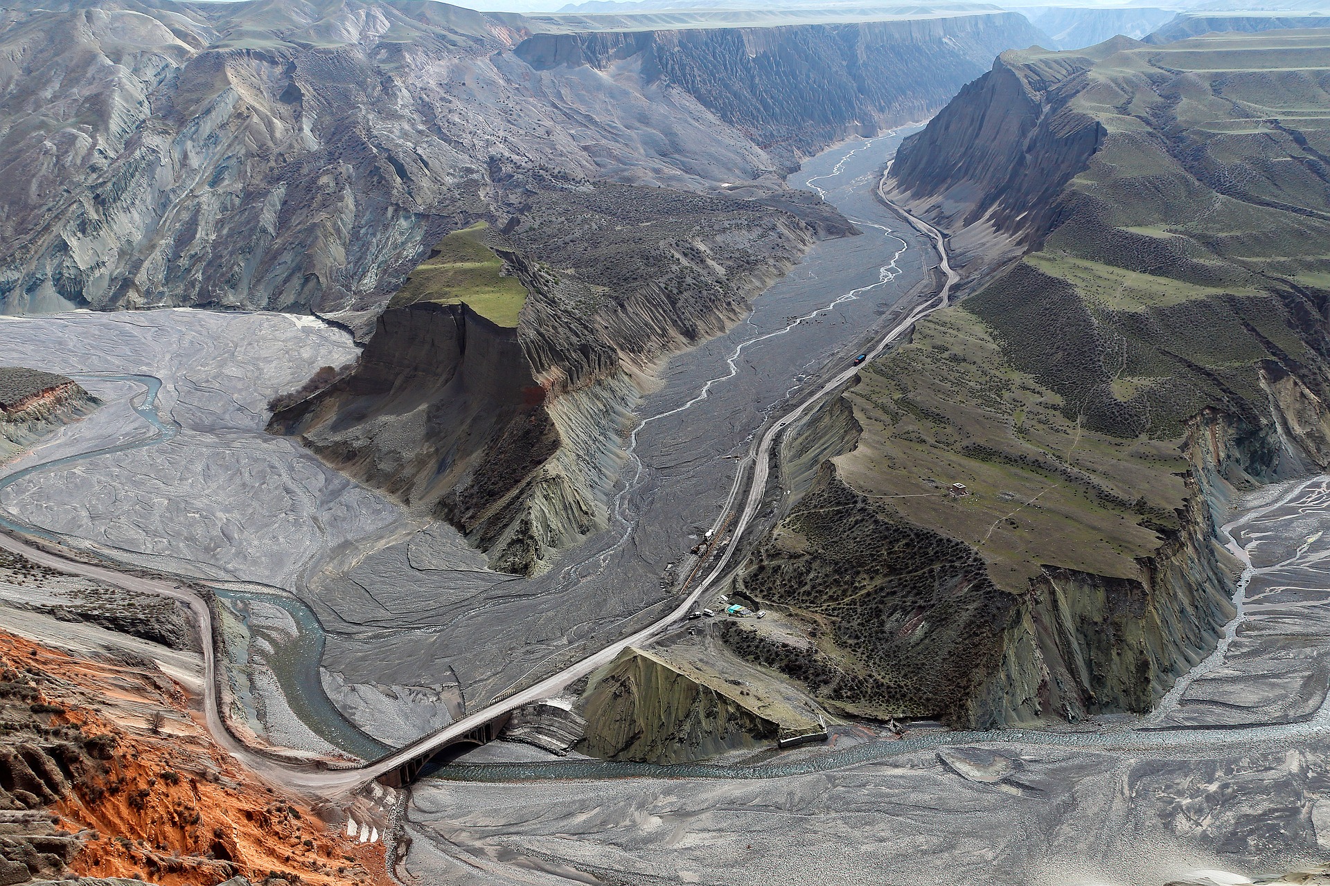 Genre photo of land being used by humans.