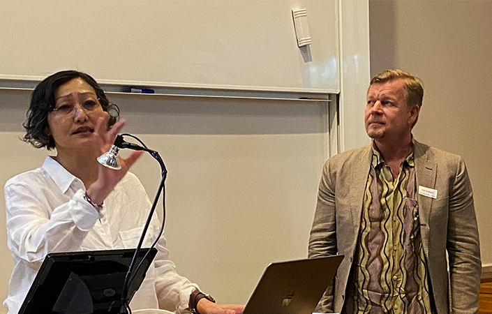 Lin Lerpold and Kent Eriksson present: Social Sustainable Finance and Preliminary Results of Study on Financial Market Actor and Diversity.