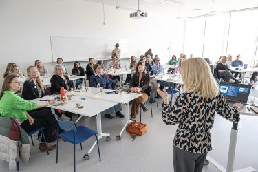 A meeting with women.
